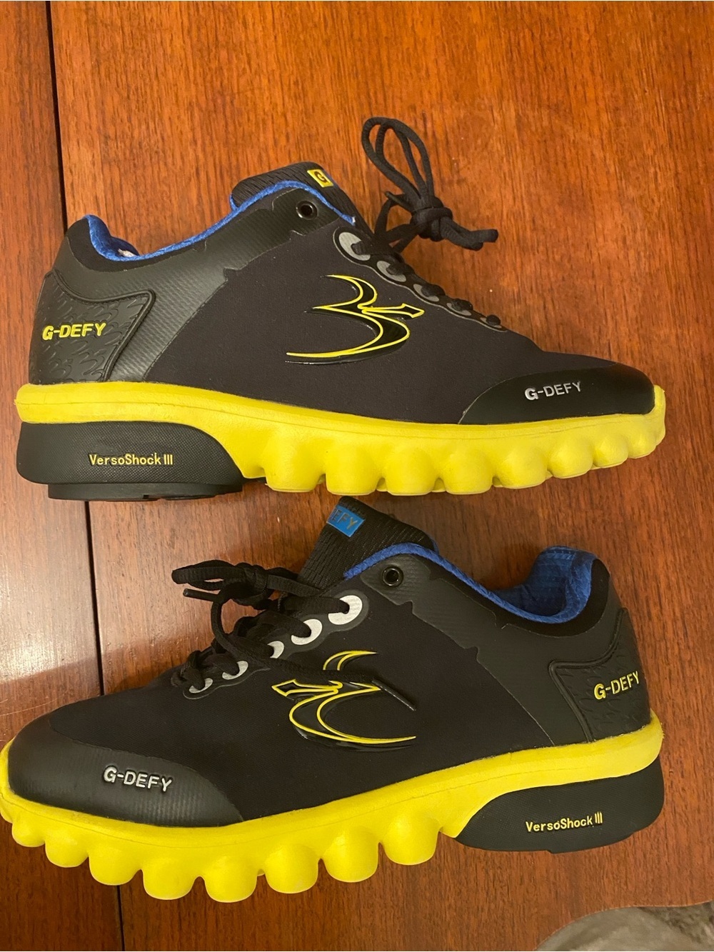 GDefy Black & Yellow Athletic Sneakers - Picture 2 of 10